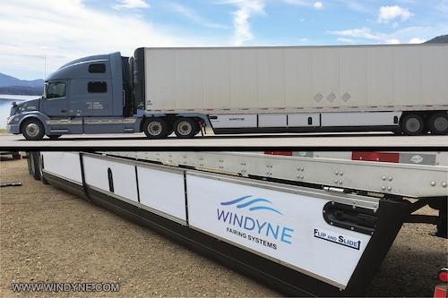 Windyne Aerodynamic Trailer Fairings - Average 1 Mile Per Gallon in Fuel Savings